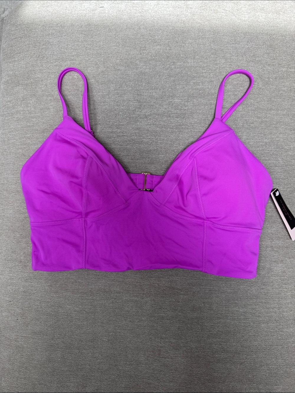 Victoria's Secret Vibrant Magenta Longline Bikini Top